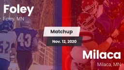 Matchup: Foley  vs. Milaca  2020