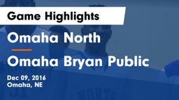 Omaha North  vs Omaha Bryan Public  Game Highlights - Dec 09, 2016