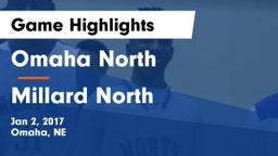 Omaha North  vs Millard North   Game Highlights - Jan 2, 2017