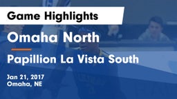 Omaha North  vs Papillion La Vista South  Game Highlights - Jan 21, 2017