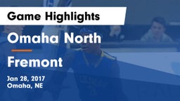 Omaha North  vs Fremont  Game Highlights - Jan 28, 2017