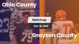 Matchup: Ohio County High vs. Grayson County  2019
