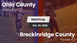 Matchup: Ohio County High vs. Breckinridge County  2020