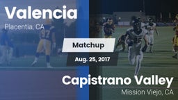 Matchup: Valencia  vs. Capistrano Valley  2017