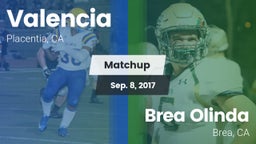 Matchup: Valencia  vs. Brea Olinda  2017