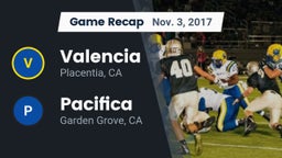 Recap: Valencia  vs. Pacifica  2017