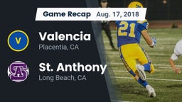 Recap: Valencia  vs. St. Anthony  2018
