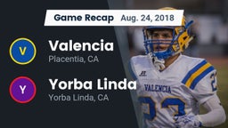 Recap: Valencia  vs. Yorba Linda  2018