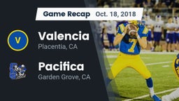 Recap: Valencia  vs. Pacifica  2018