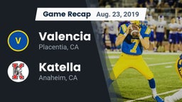 Recap: Valencia  vs. Katella  2019
