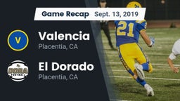 Recap: Valencia  vs. El Dorado  2019