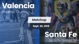 Matchup: Valencia  vs. Santa Fe  2019