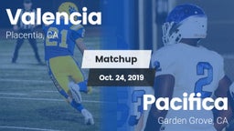 Matchup: Valencia  vs. Pacifica  2019