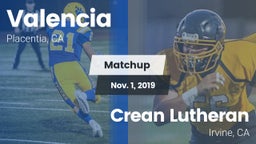 Matchup: Valencia  vs. Crean Lutheran  2019