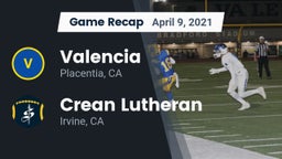 Recap: Valencia  vs. Crean Lutheran  2021