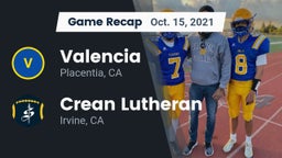 Recap: Valencia  vs. Crean Lutheran  2021