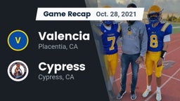 Recap: Valencia  vs. Cypress  2021