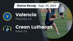Recap: Valencia  vs. Crean Lutheran  2023