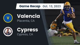 Recap: Valencia  vs. Cypress  2023