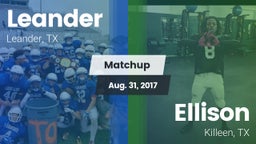 Matchup: Leander vs. Ellison  2017