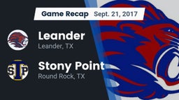 Recap: Leander  vs. Stony Point  2017