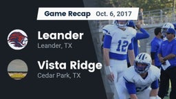 Recap: Leander  vs. Vista Ridge  2017