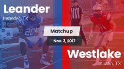Matchup: Leander vs. Westlake  2017