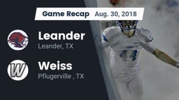 Recap: Leander  vs. Weiss  2018