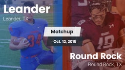 Matchup: Leander vs. Round Rock  2018