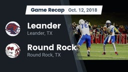 Recap: Leander  vs. Round Rock  2018