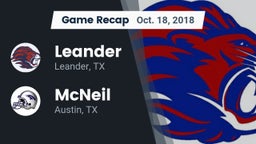Recap: Leander  vs. McNeil  2018