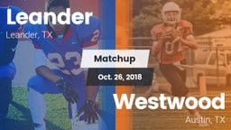 Matchup: Leander vs. Westwood  2018