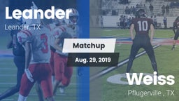 Matchup: Leander vs. Weiss  2019
