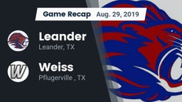 Recap: Leander  vs. Weiss  2019