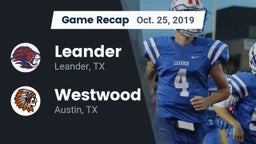 Recap: Leander  vs. Westwood  2019