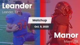 Matchup: Leander vs. Manor  2020