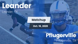 Matchup: Leander vs. Pflugerville  2020