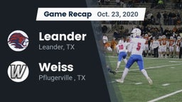 Recap: Leander  vs. Weiss  2020