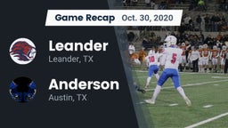 Recap: Leander  vs. Anderson  2020