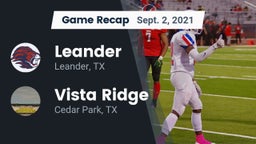Recap: Leander  vs. Vista Ridge  2021