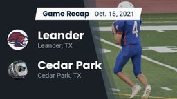 Recap: Leander  vs. Cedar Park  2021