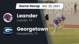 Recap: Leander  vs. Georgetown  2021