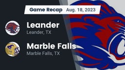 Recap: Leander  vs. Marble Falls  2023