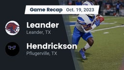 Recap: Leander  vs. Hendrickson  2023