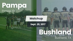 Matchup: Pampa  vs. Bushland  2017