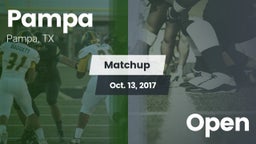 Matchup: Pampa  vs. Open 2017