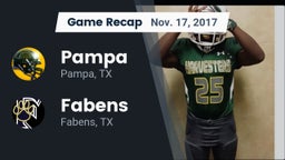 Recap: Pampa  vs. Fabens  2017
