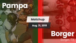 Matchup: Pampa  vs. Borger  2018