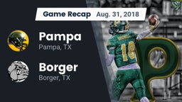 Recap: Pampa  vs. Borger  2018