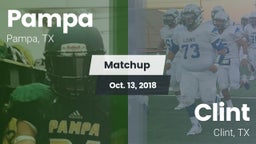 Matchup: Pampa  vs. Clint  2018